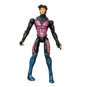 Vtg Marvel Legends Gambit Action Figure 6" 2003 Black Blue Purple X-Men